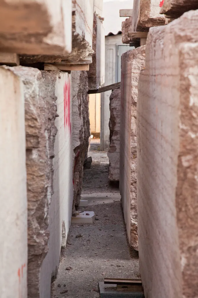 La cava – i blocchi